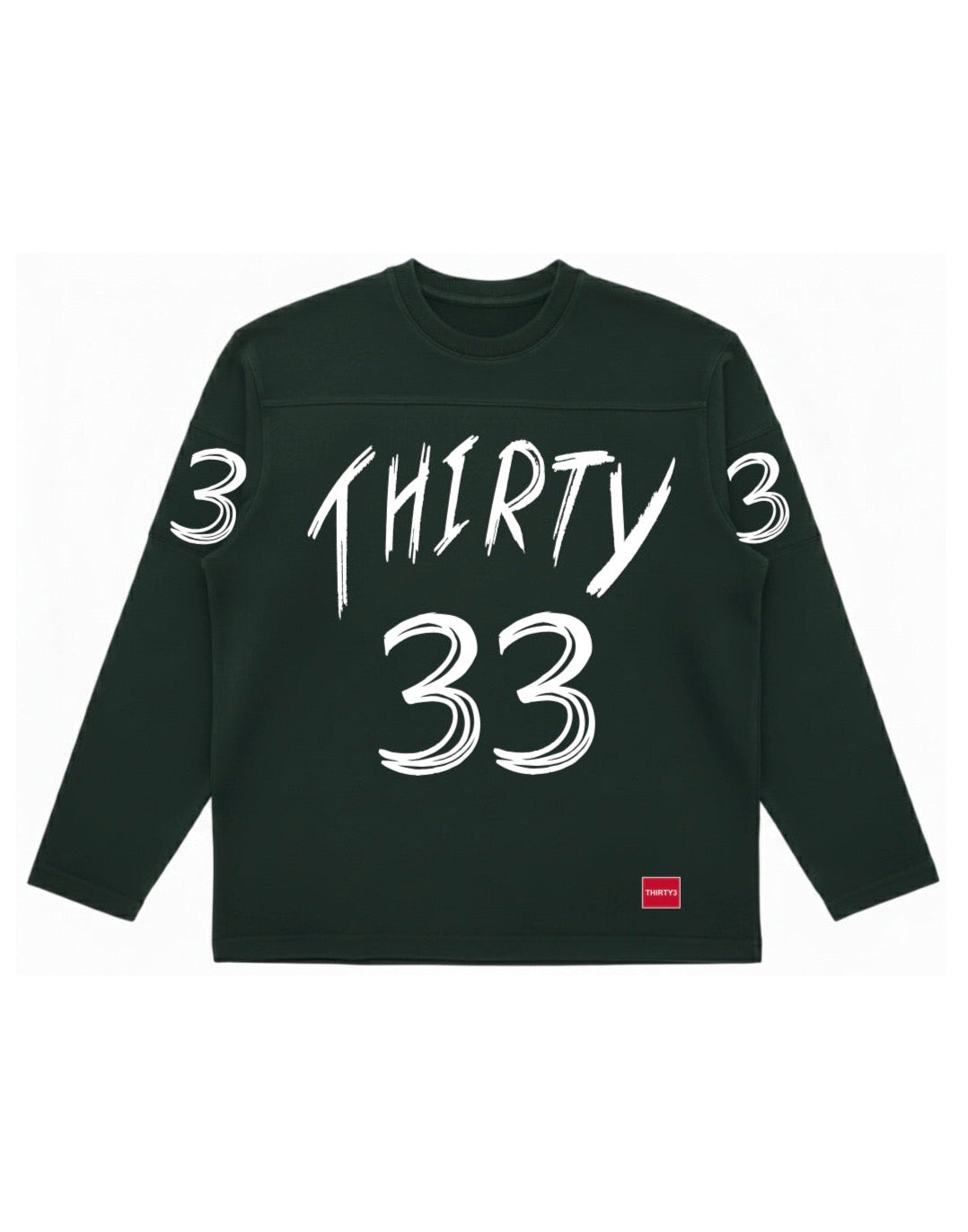 33 WAFFLE KNIT LONG-SLEEVES GREEN