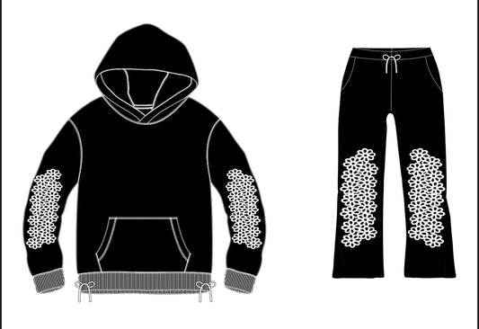 THIRTY3 BLACK TRACKSUIT